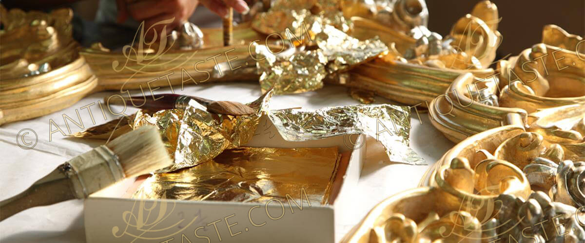 carving wood and gilding furniture